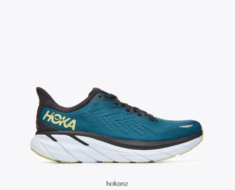 Hoka Men Clifton 8 482TD572 Blue Coral/Butterfly