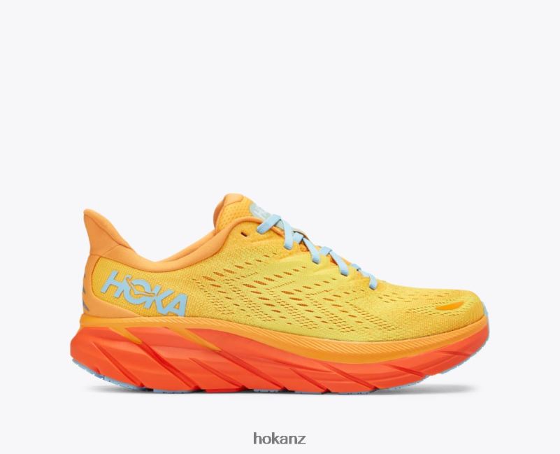 Hoka Men Clifton 8 482TD578 Radiant Yellow/Maize