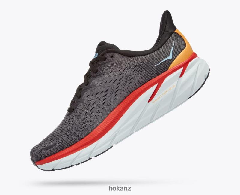 Hoka Men Clifton 8 482TD579 Anthracite/Castlerock