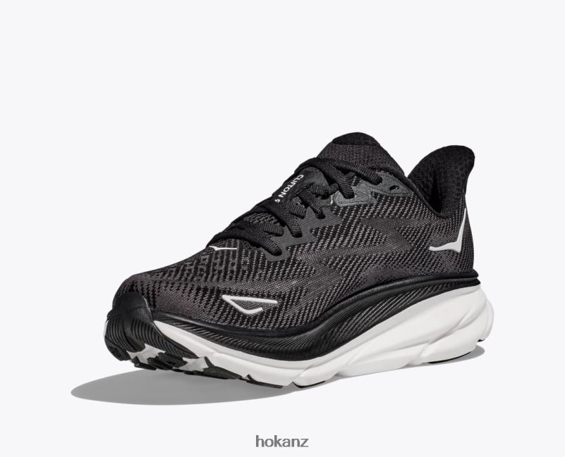 Hoka Men Clifton 9 482TD588 Black/White