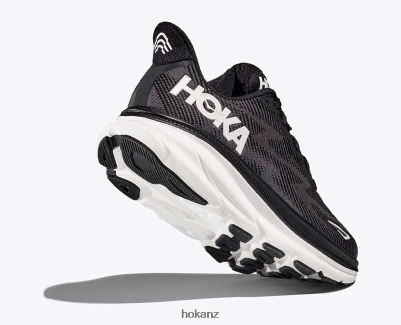 Hoka Men Clifton 9 482TD588 Black/White