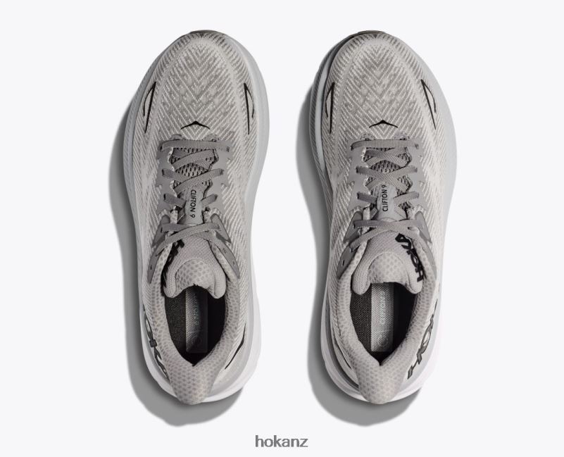 Hoka Men Clifton 9 482TD589 Harbor Mist/Black