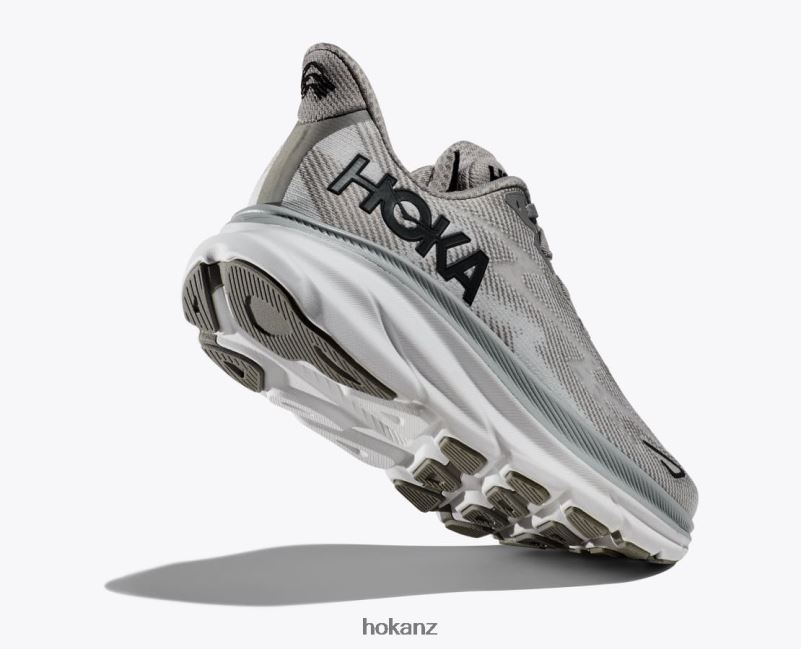 Hoka Men Clifton 9 482TD589 Harbor Mist/Black