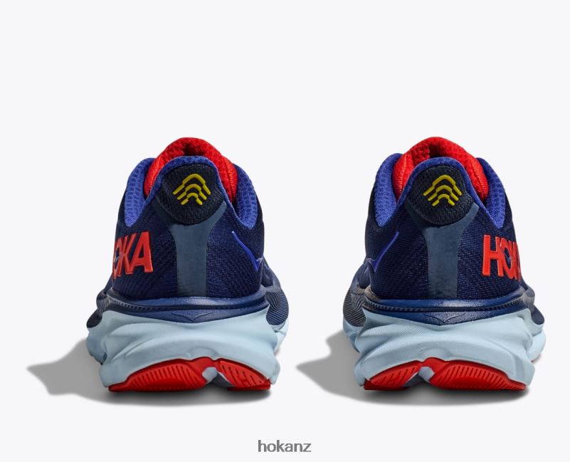 Hoka Men Clifton 9 482TD590 Bellwether Blue/Dazzling Blue