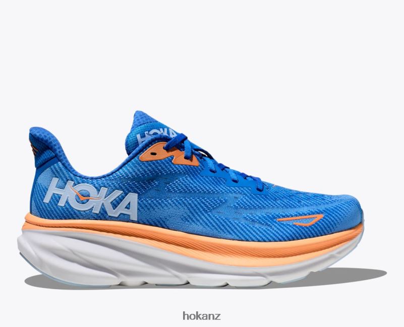Hoka Men Clifton 9 482TD591 Coastal Sky/All Aboard