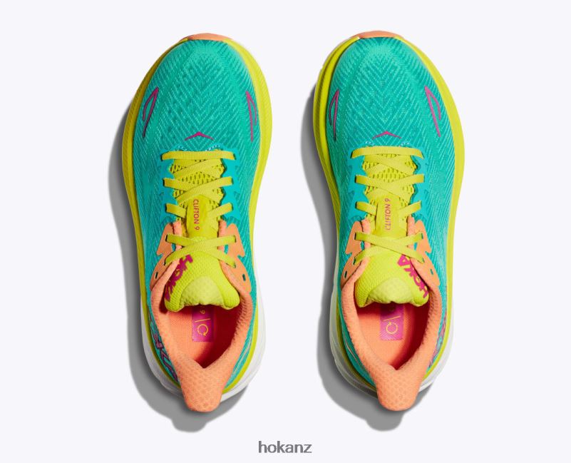 Hoka Men Clifton 9 482TD592 Ceramic/Evening Primrose