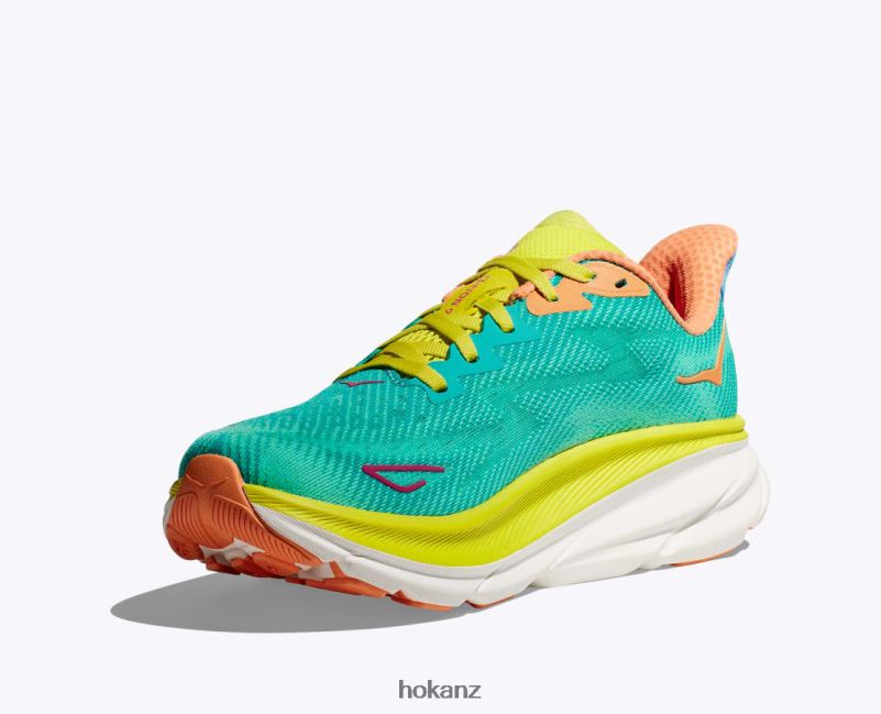 Hoka Men Clifton 9 482TD592 Ceramic/Evening Primrose