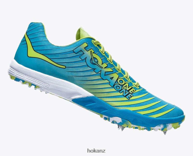 Hoka Men EVO XC Spike 482TD628 Cyan/Citrus