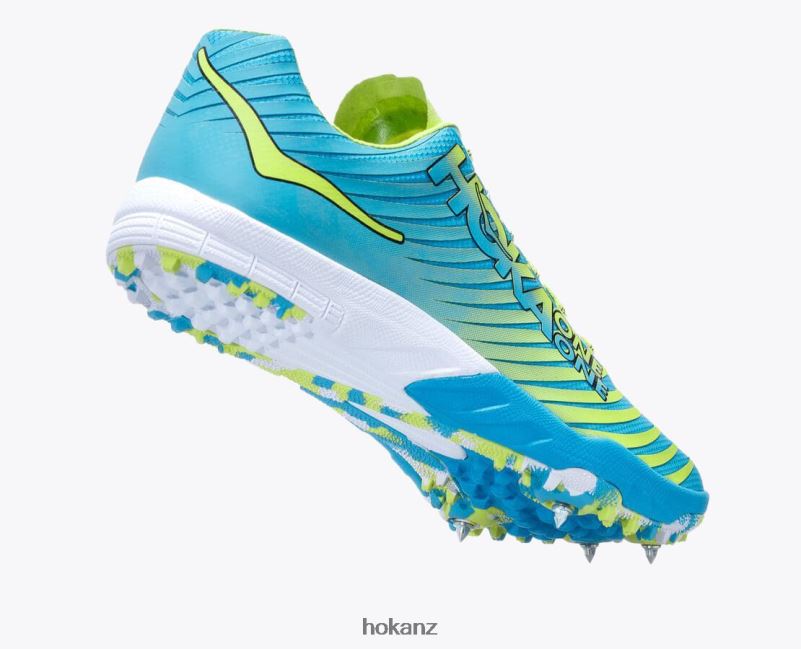 Hoka Men EVO XC Spike 482TD628 Cyan/Citrus