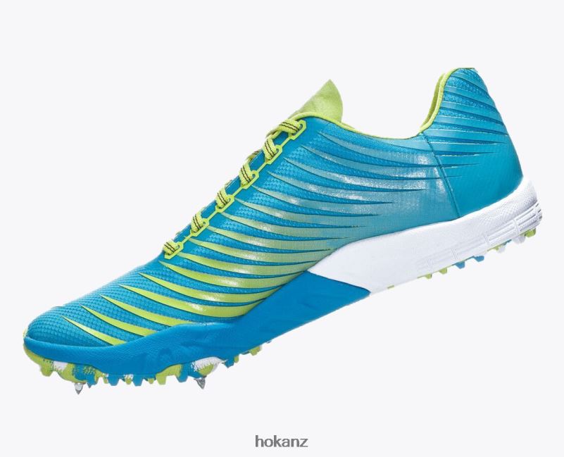 Hoka Men EVO XC Spike 482TD628 Cyan/Citrus