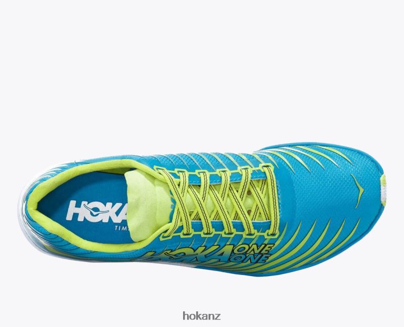 Hoka Men EVO XC Spike 482TD628 Cyan/Citrus