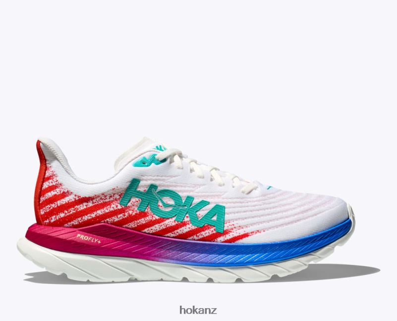 Hoka Men Mach 5 482TD437 White/Flame