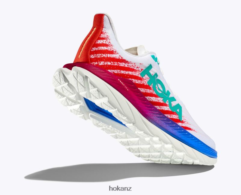 Hoka Men Mach 5 482TD437 White/Flame