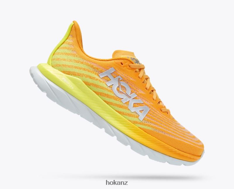 Hoka Men Mach 5 482TD439 Radiant Yellow/Evening Primrose