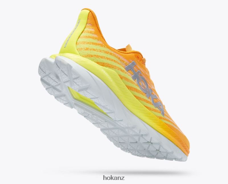 Hoka Men Mach 5 482TD439 Radiant Yellow/Evening Primrose