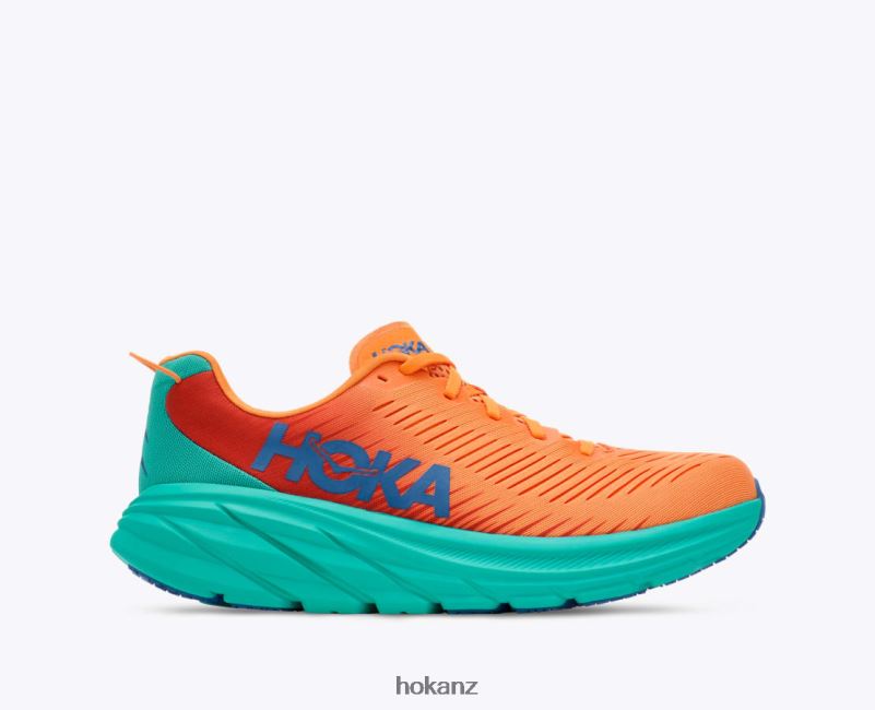 Hoka Men Rincon 3 482TD448 Blazing Orange/Fiesta