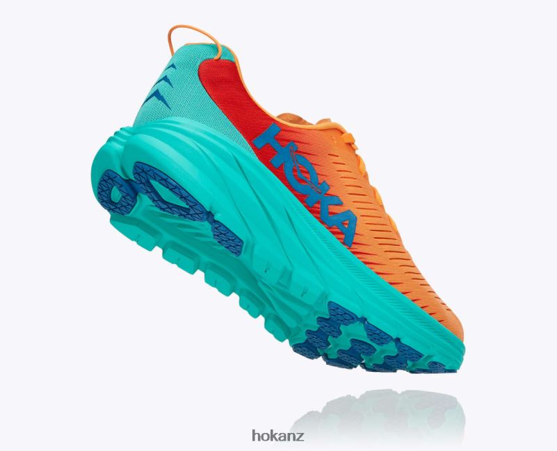Hoka Men Rincon 3 482TD448 Blazing Orange/Fiesta