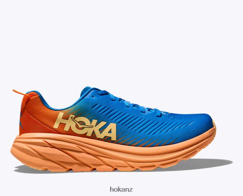 Hoka Men Rincon 3 482TD594 Coastal Sky/Vibrant Orange