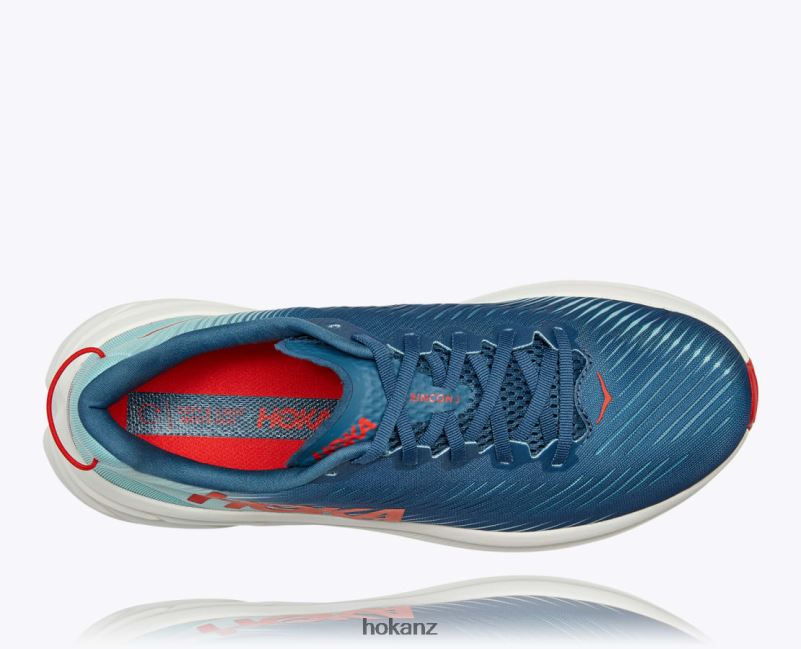 Hoka Men Rincon 3 482TD602 Real Teal/Eggshell Blue