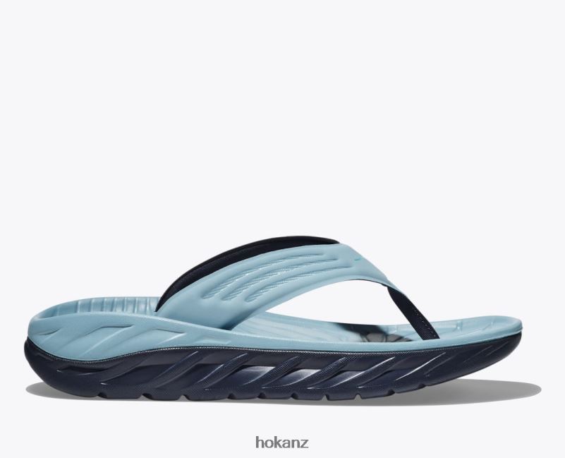 Hoka Men ORA Recovery Flip 482TD564 Stone Blue/Outer Space