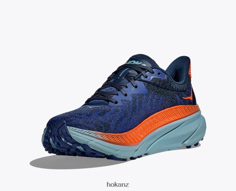 Hoka Men Challenger 7 482TD494 Bellwether Blue/Stone Blue