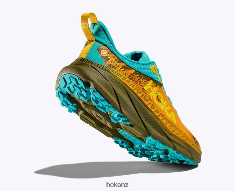 Hoka Men Challenger 7 GTX 482TD482 Golden Yellow/Avocado