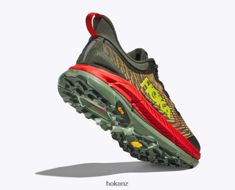 Hoka Men Mafate Speed 4 482TD498 Thyme/Fiesta