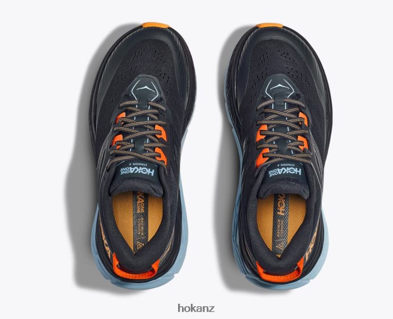 Hoka Men Stinson 6 482TD502 Blue Graphite/Summer Song