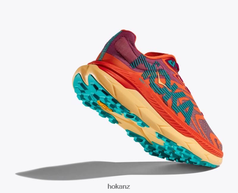 Hoka Men Tecton X 2 482TD479 Cherrie Jubilee/Flame