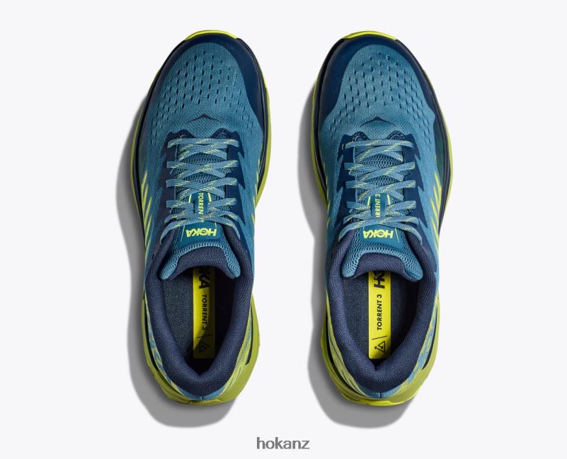 Hoka Men Torrent 3 482TD505 Bluesteel/Dark Citron