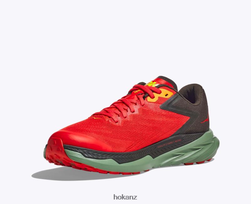 Hoka Men Zinal 482TD512 Fiesta/Black Olive
