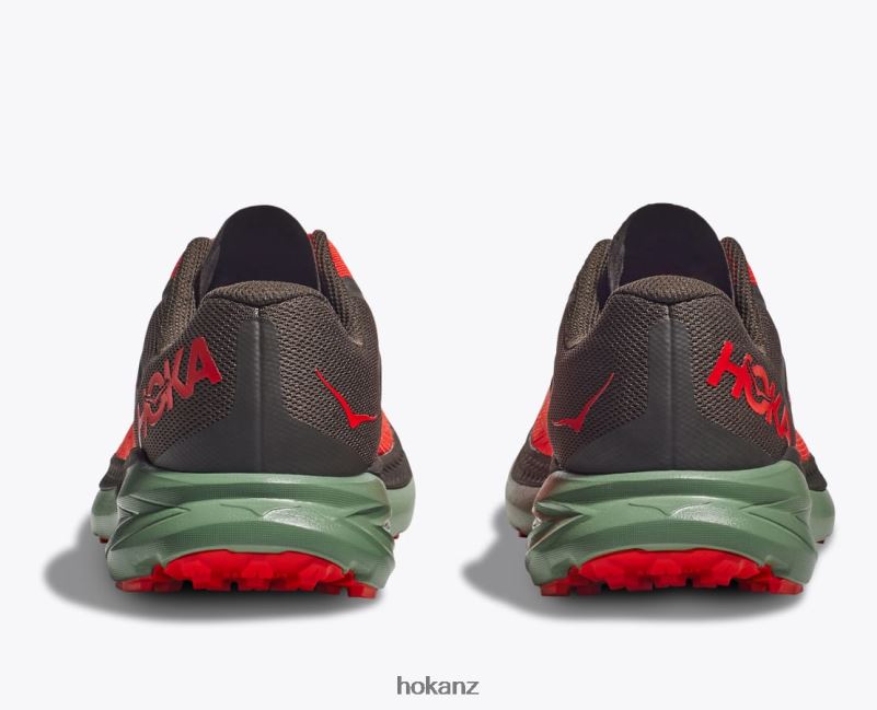 Hoka Men Zinal 482TD512 Fiesta/Black Olive