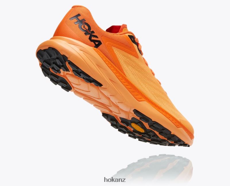 Hoka Men Zinal 482TD514 Blazing Orange/Persimmon Orange