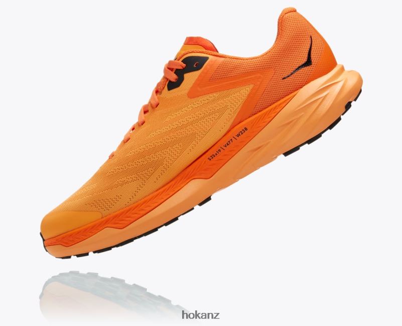 Hoka Men Zinal 482TD514 Blazing Orange/Persimmon Orange