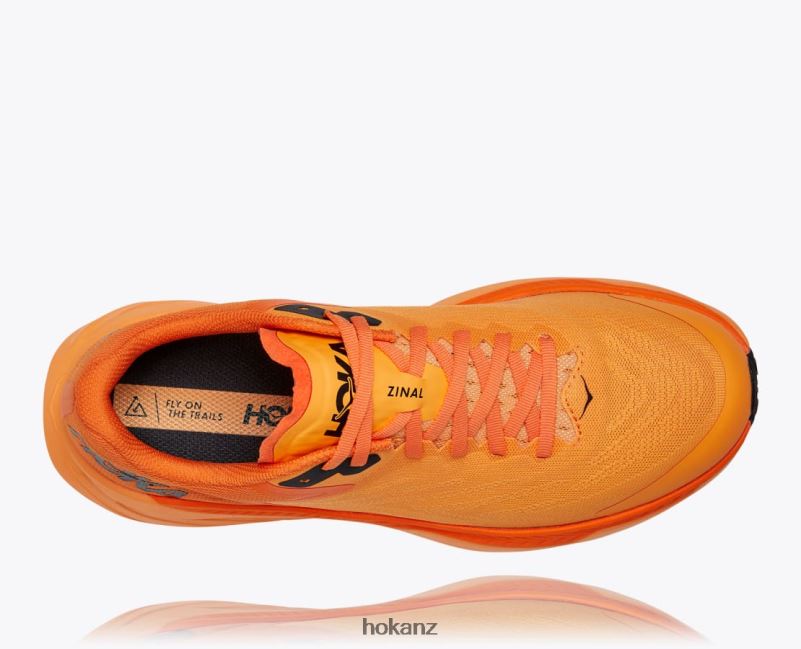 Hoka Men Zinal 482TD514 Blazing Orange/Persimmon Orange