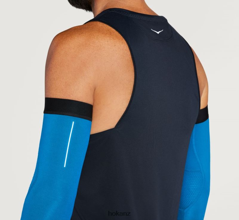 Hoka Women Flight Arm Sleeves 482TD405 Diva Blue