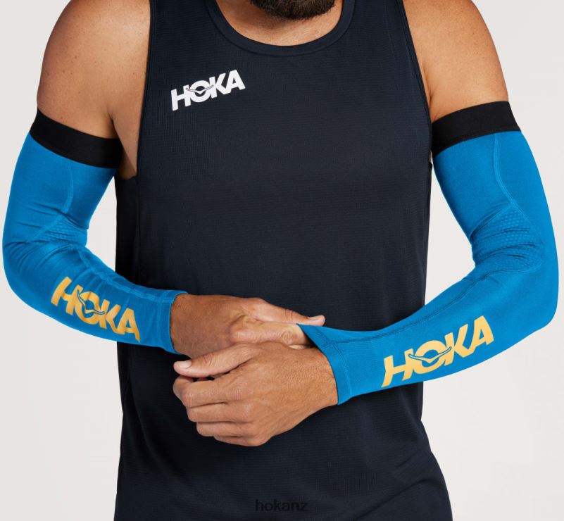 Hoka Women Flight Arm Sleeves 482TD405 Diva Blue