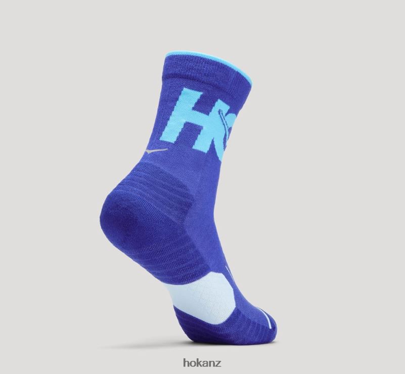 Hoka Women Crew Run Sock 482TD383 Bluing/Scuba Blue