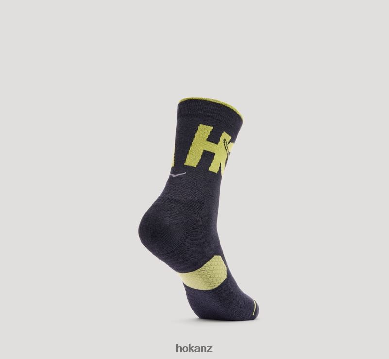 Hoka Women Crew Run Sock 482TD384 Black
