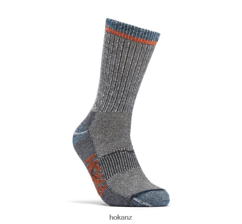 Hoka Women Merino Blend Crew Sock 482TD201 Castlerock