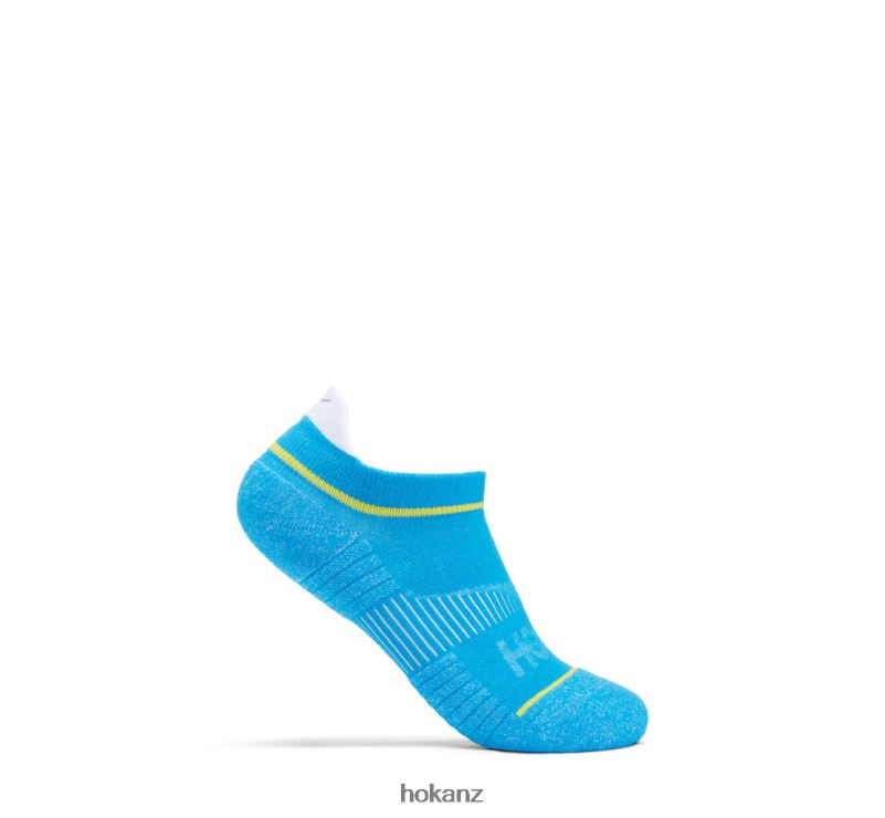 Hoka Women No-Show Run Sock 482TD379 Diva Blue/Citrus