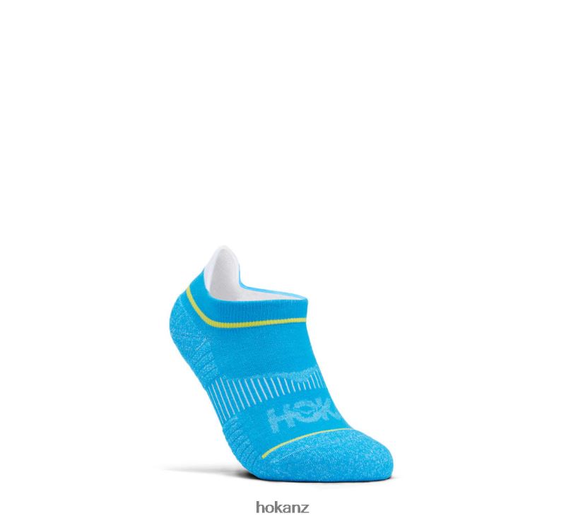 Hoka Women No-Show Run Sock 482TD379 Diva Blue/Citrus