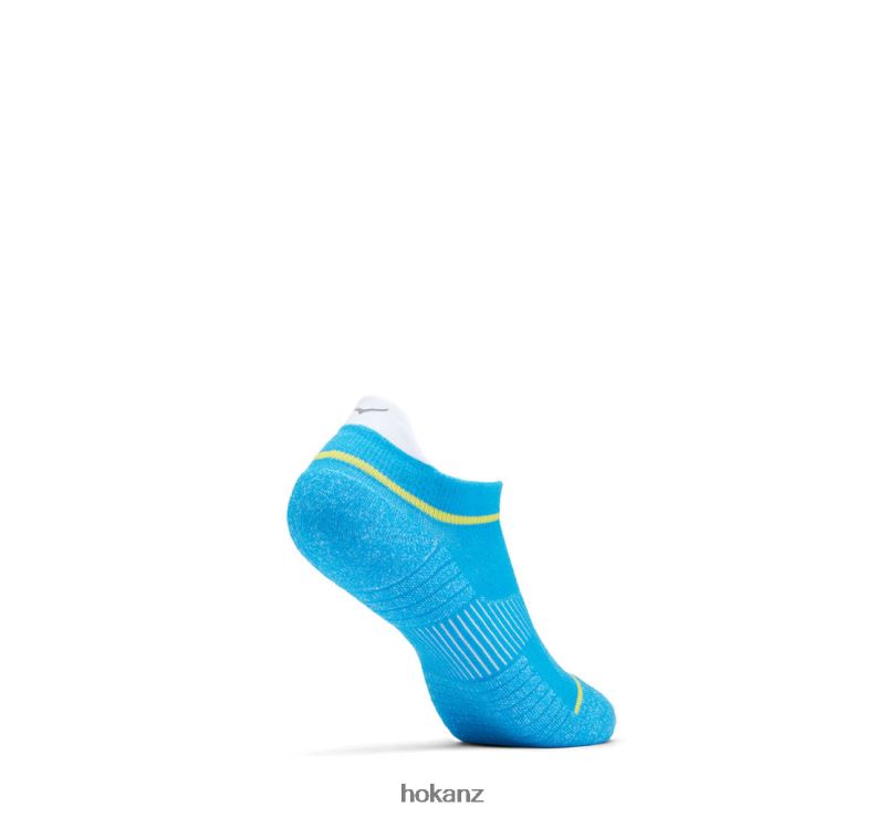 Hoka Women No-Show Run Sock 482TD379 Diva Blue/Citrus
