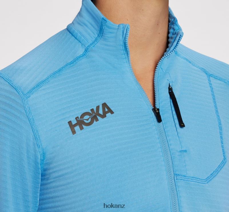 Hoka Women 1/2 Zip 482TD319 Mock Orange