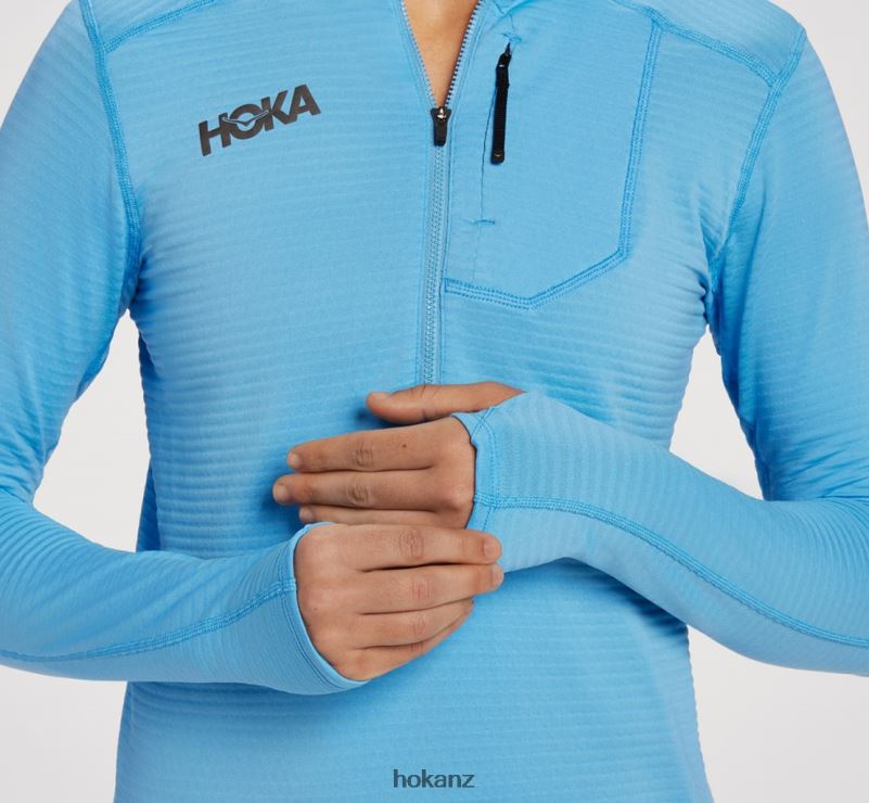 Hoka Women 1/2 Zip 482TD319 Mock Orange