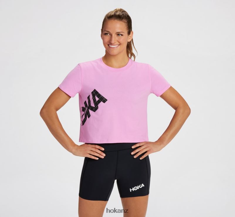 Hoka Women All-Day Tee 482TD344 Cyclamen