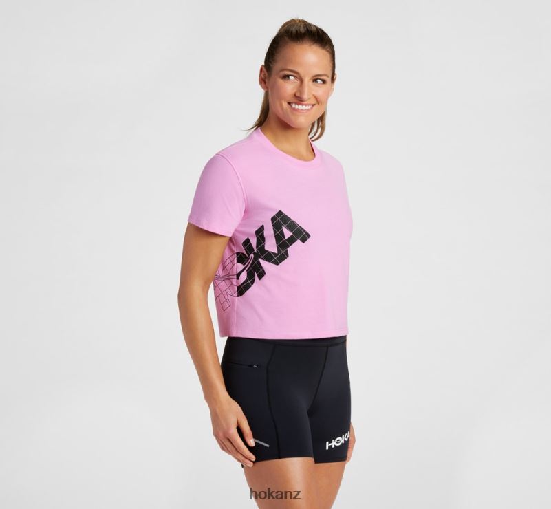 Hoka Women All-Day Tee 482TD344 Cyclamen