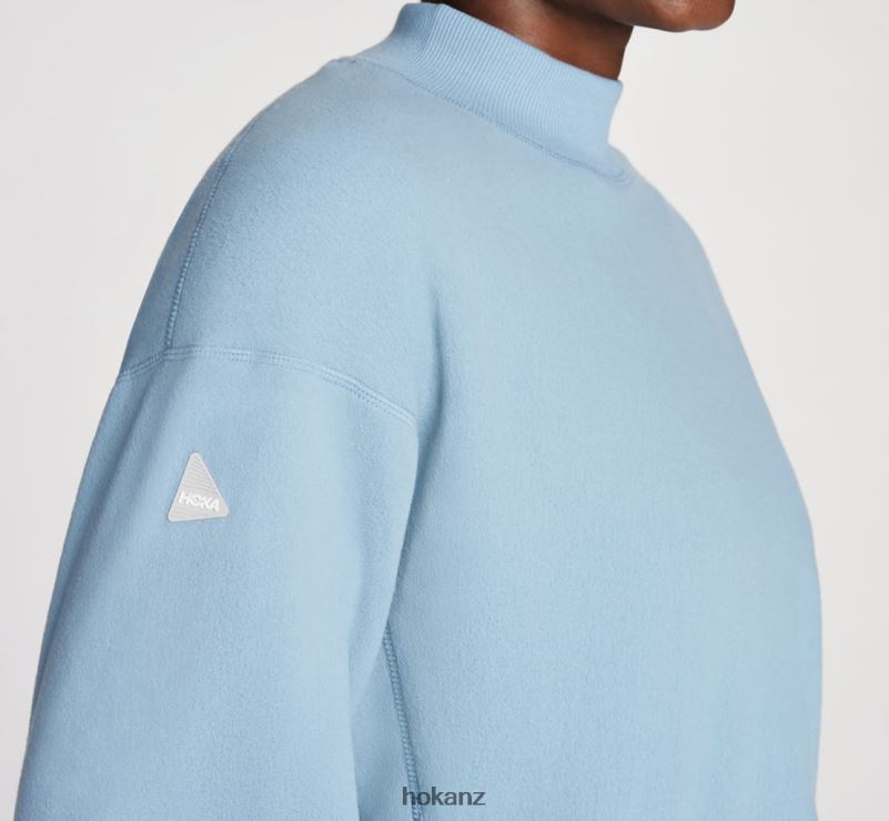 Hoka Women Fleece Crew 482TD349 Mountain Spring