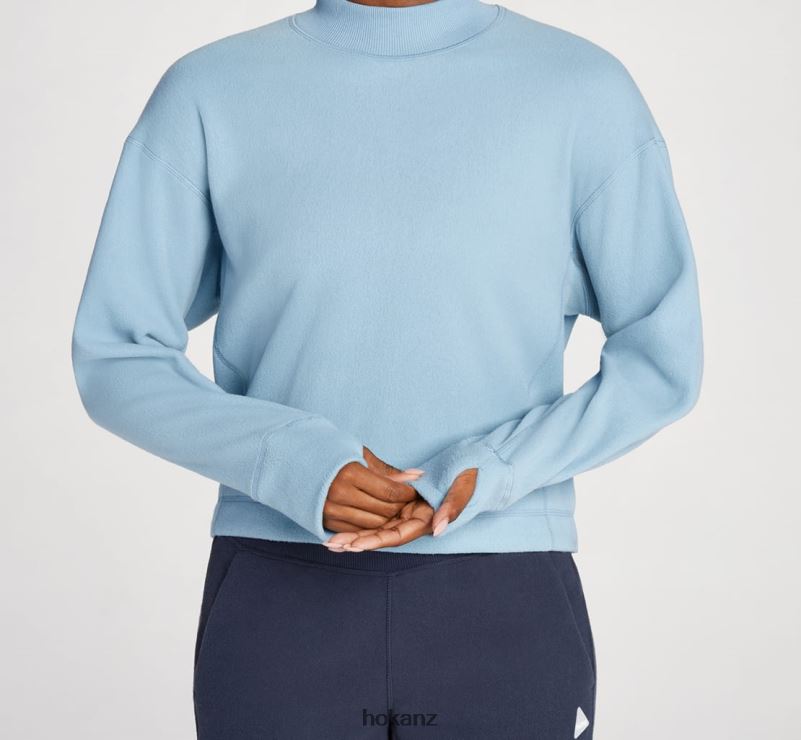 Hoka Women Fleece Crew 482TD349 Mountain Spring