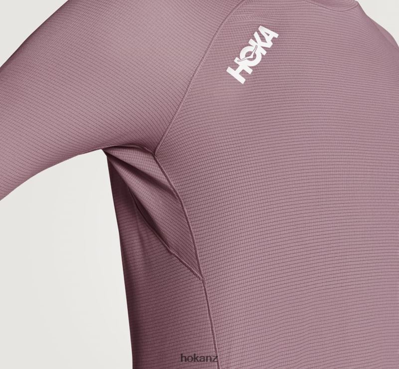 Hoka Women Glide 3/4 Sleeve 482TD326 Elderberry